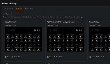 A Cloud Library for Your Presets